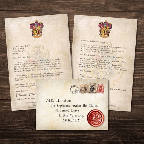 Customised harry potter warner - customised,